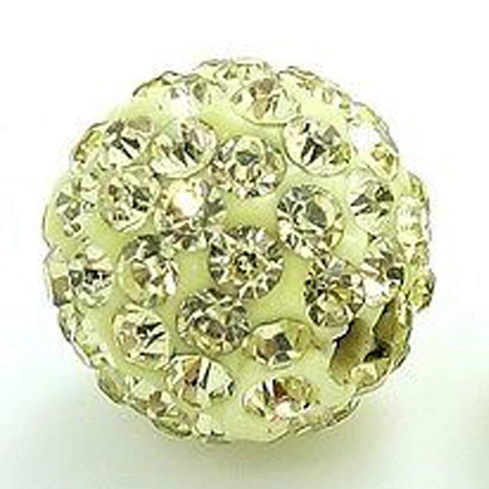 9667 Pave Czech Crystal Disco Ball Clay Beads fit Shamballa Jewelry 100pcs